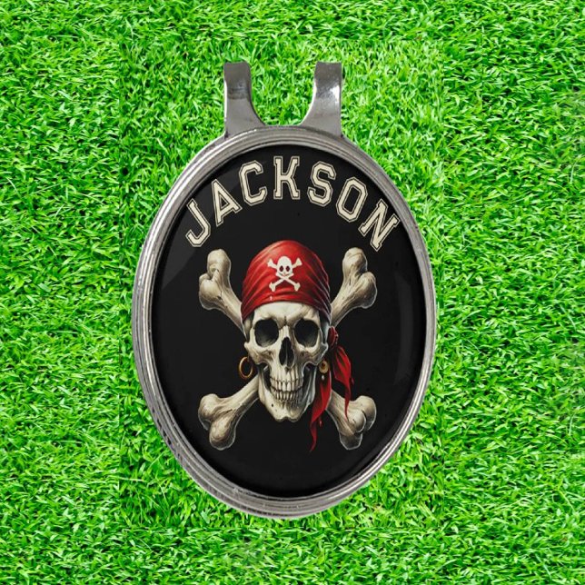 Golf Pirate Golf Hat Clip (Pirate Your Swing: Tee-rific Treasures Await!)