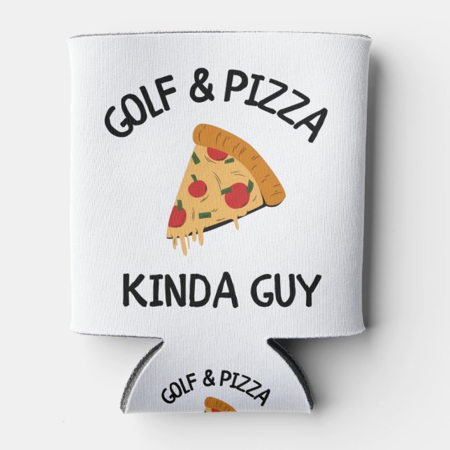 Golf & pizza kinda guy can cooler (Front)