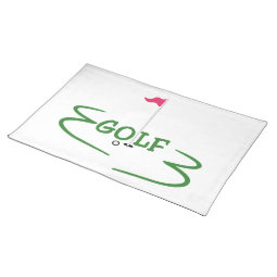 Golf Placemat | Zazzle