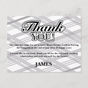 Golf, Plaid Thank You Cards