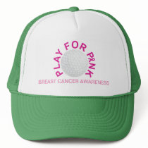 Golf Play for Breast Cancer Awareness Hat