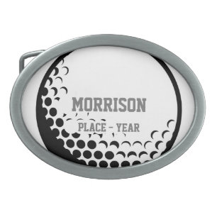 Golf Player Belt Buckle