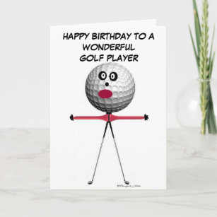 Funny Golf Birthday Cards | Zazzle
