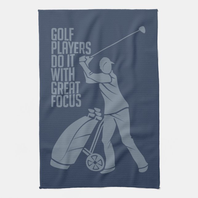 GOLF PLAYER custom hand towel (Vertical)