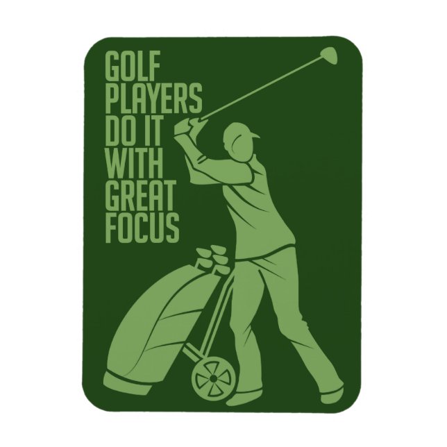 GOLF PLAYER custom magnet (Vertical)