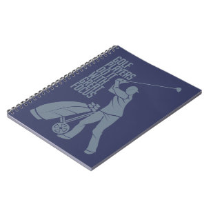 GOLF PLAYER custom notebook