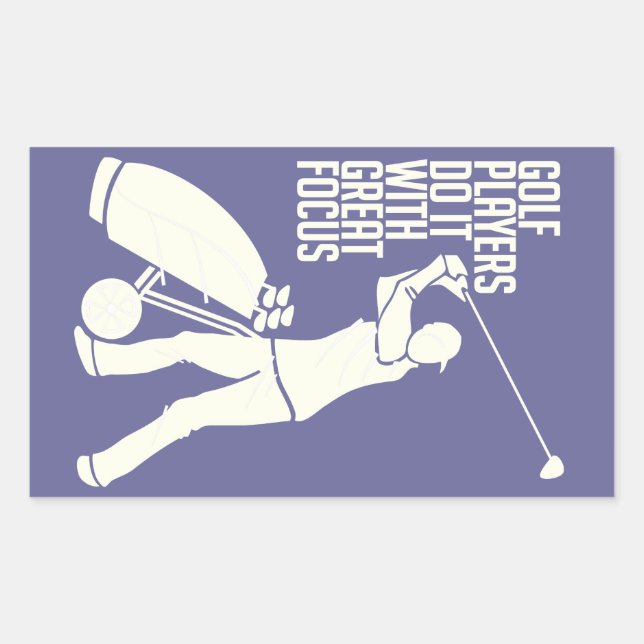 GOLF PLAYER custom stickers (Front)