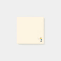 Golf Player Emoji Post-it Notes