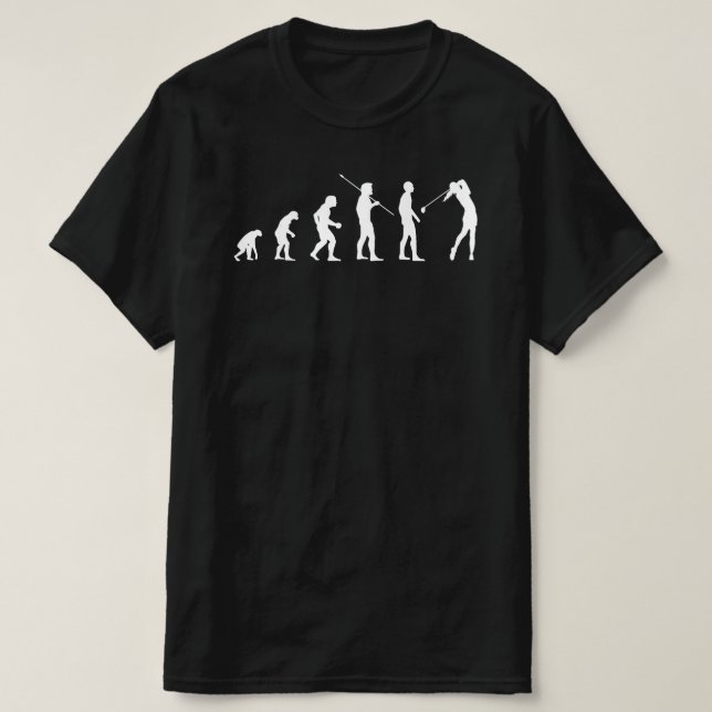 Golf Player Evolution • Funny Golfer Meme Bv T-Shirt (Design Front)