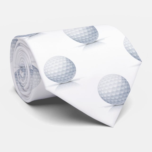 Golf Player | Golf Ball Neck Tie (Rolled)