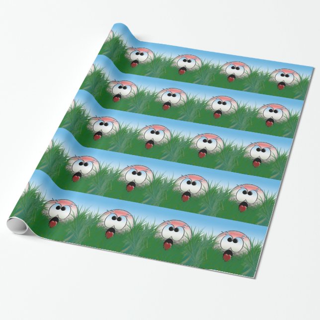 Golf Player Golf Theme Idea Funny Humor Humorous Wrapping Paper (Unrolled)
