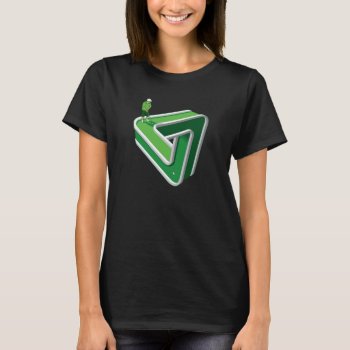 Golf Player Illusion T-shirt by UpsideDesigns at Zazzle