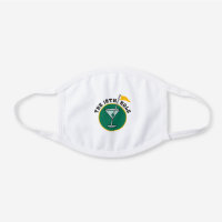 Golf Player Joke Golfer Humor Country Club Fun White Cotton Face Mask