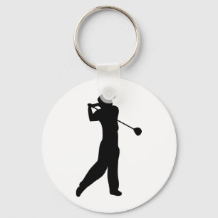 golf player keychain
