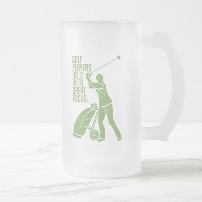 GOLF PLAYER mug - choose style & color (Right)