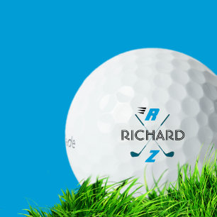 Golf-player name Monogram Golf Balls