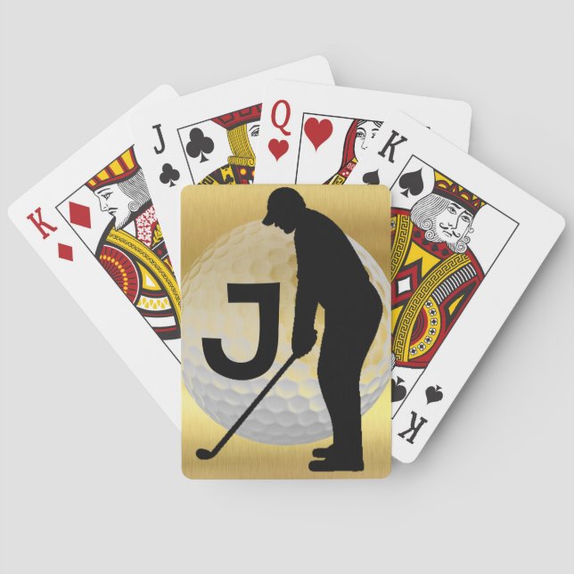 Golf Player Poker Cards (Back)