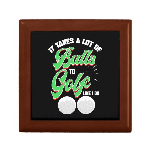 Golf Player Sayings golfing Golfers Sports Humor Gift Box
