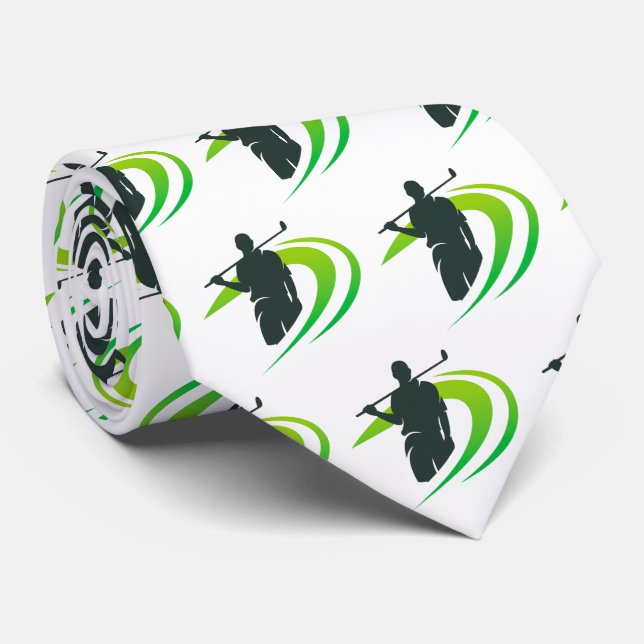 Golf Player | Sport Neck Tie (Rolled)