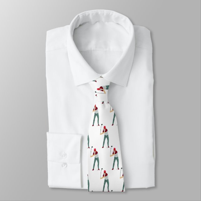 Golf Player | Sport Neck Tie (Tied)