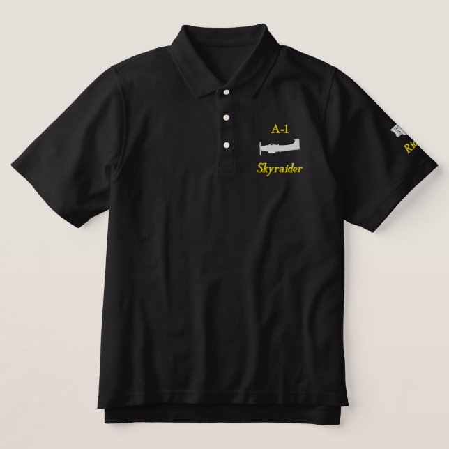 Golf Polo W/A-1 and Call Sign (Design Front)