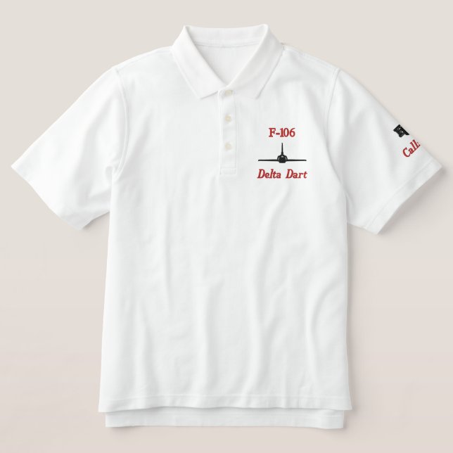Golf Polo W/F-106 and Call Sign (Design Front)