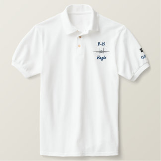 Golf Polo W/F-15 and Call Sign