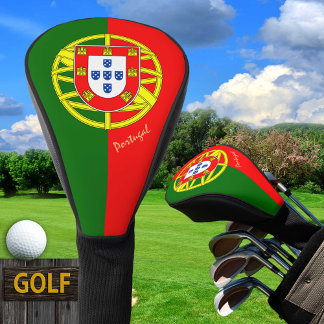 Golf Portugal & Portuguese Flag /Golf Clubs Covers