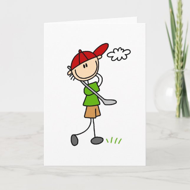 Golf Pose Card (Front)