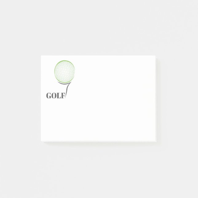 Golf Post-it-Notes Post-it Notes (Front)