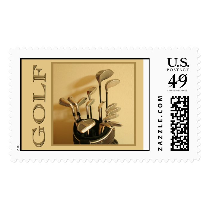 GOLF Postage Stamp Zazzle