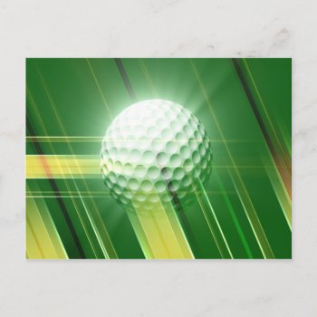 Golf Postcard by 3dbacks at Zazzle