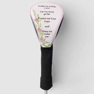 Golf Prayer Driver Head Cover
