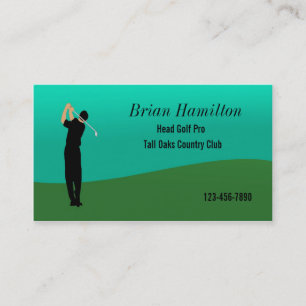 Golf Pro Business Card