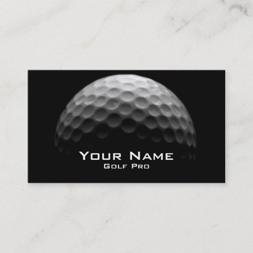 Golf Pro Business Card