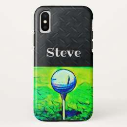 Golf Pro Phone Custom Name Case