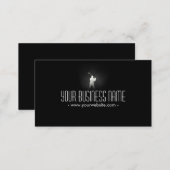 Golf Pro Professional Classy Dark Business Card (Front/Back)