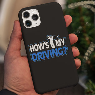 Golf Pun - How's My Driving iPhone 13 Case