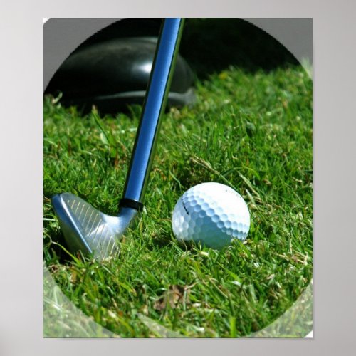 Golf Putt Poster