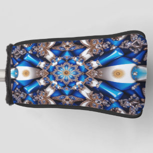 Golf Putter Cover with Argentinian Colors Design