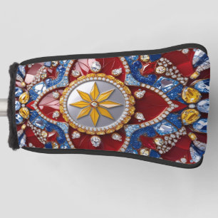 Golf Putter Cover with Colombia Colors Design