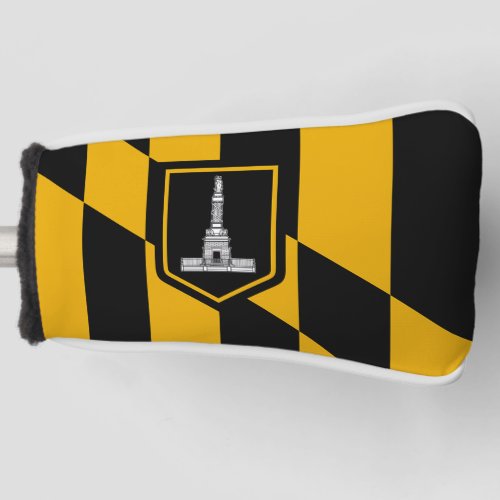 Golf Putter Cover with Flag of Baltimore USA