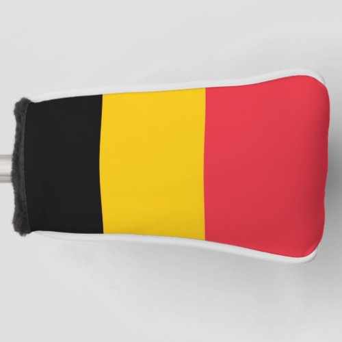 Golf Putter Cover with Flag of Belgium