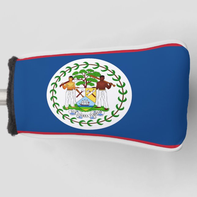 Golf Putter Cover with Flag of Belize (Front)