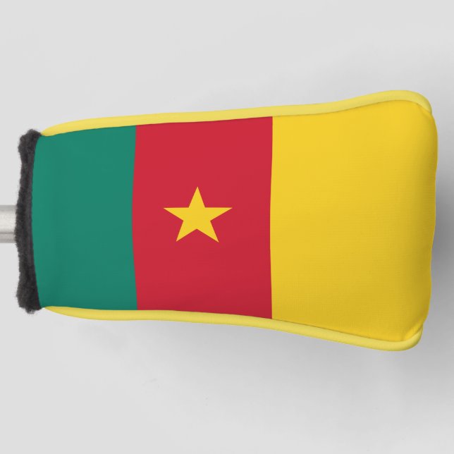 Golf Putter Cover with Flag of Cameroon (Front)