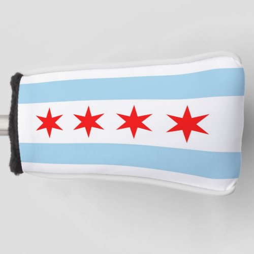 Golf Putter Cover with Flag of Chicago USA