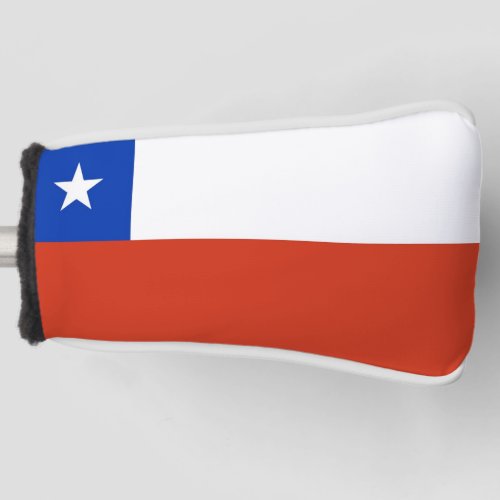 Golf Putter Cover with Flag of Chile