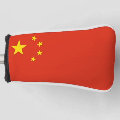 Golf Putter Cover with Flag of China