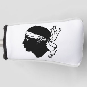Golf Putter Cover with Flag of Corsica