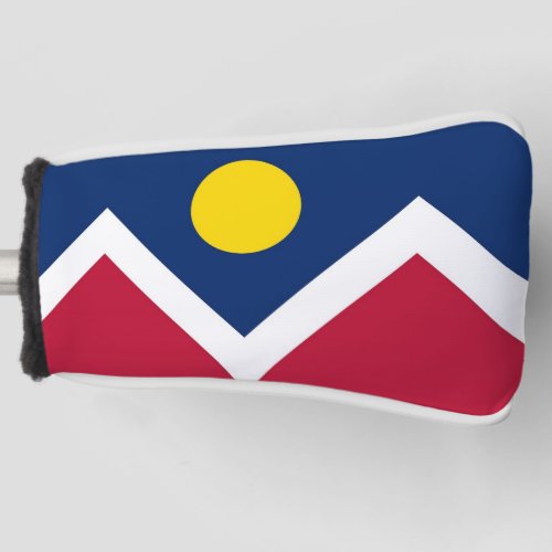 Golf Putter Cover with Flag of Denver City USA